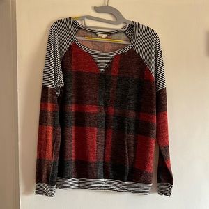 Buffalo plaid top